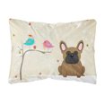thumbnail image 1 of Carolines Treasures BB2485PW1216 Christmas Presents between Friends French Bulldog - Brown Canvas Fabric Decorative, 1 of 3