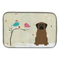 thumbnail image 1 of Christmas Presents between Friends Bullmastiff Dish Drying Mat, 1 of 1