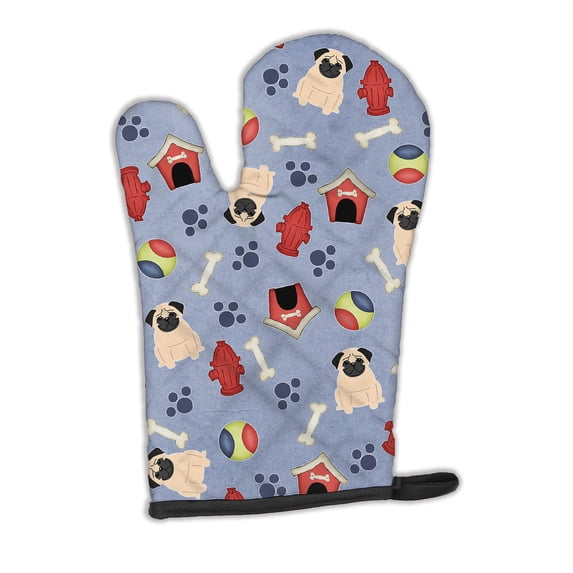 Dog House Collection Pug Fawn Oven Mitt