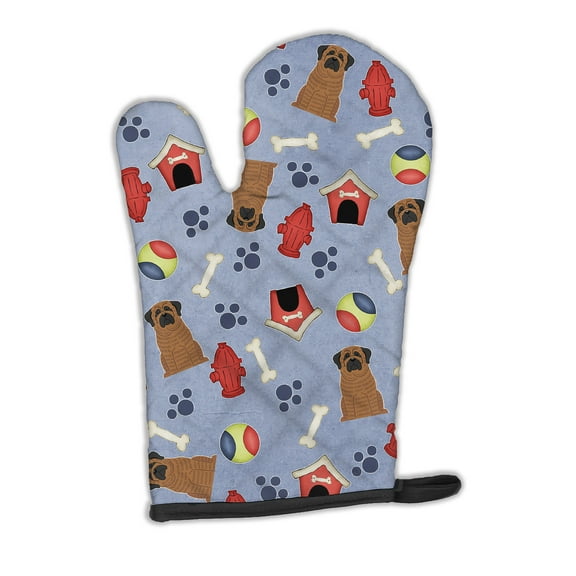 Carolines Treasures BB2628OVMT Dog House Collection Mastiff Brindle Oven Mitt Large multicolor