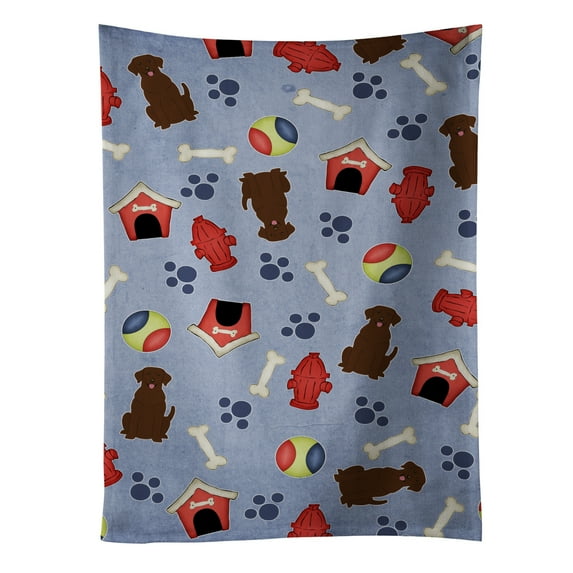 Carolines Treasures BB2669KTWL Dog House Collection Chocolate Labrador Kitchen Towel 15 X 28" multicolor