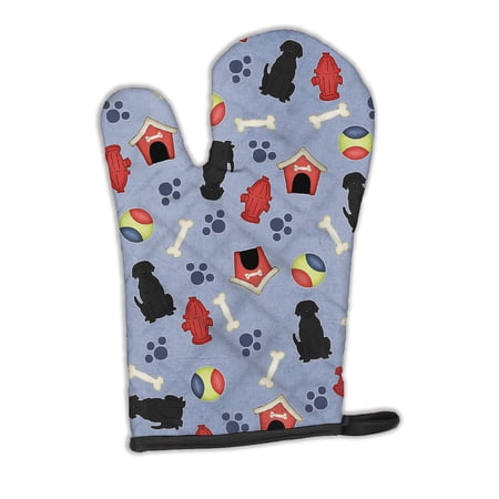Carolines Treasures BB2670OVMT Dog House Collection Black Labrador Oven Mitt Large multicolor