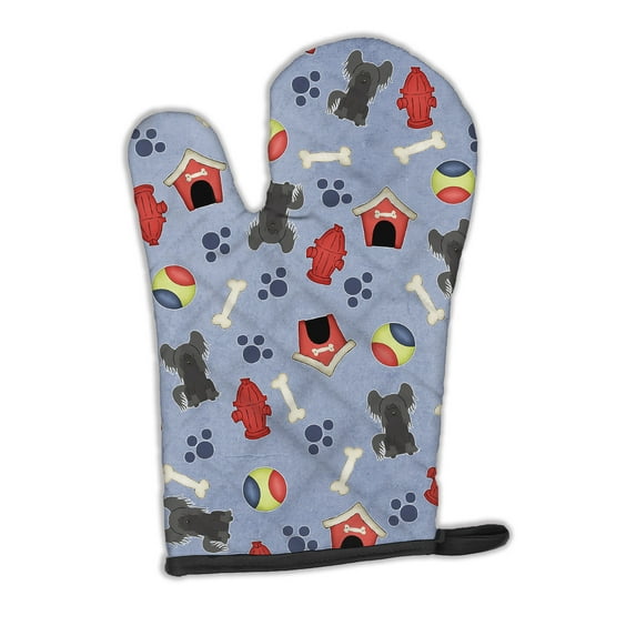Dog House Collection Chinese Crested Black Oven Mitt