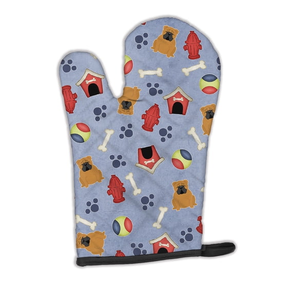 Dog House Collection English Bulldog Red Oven Mitt