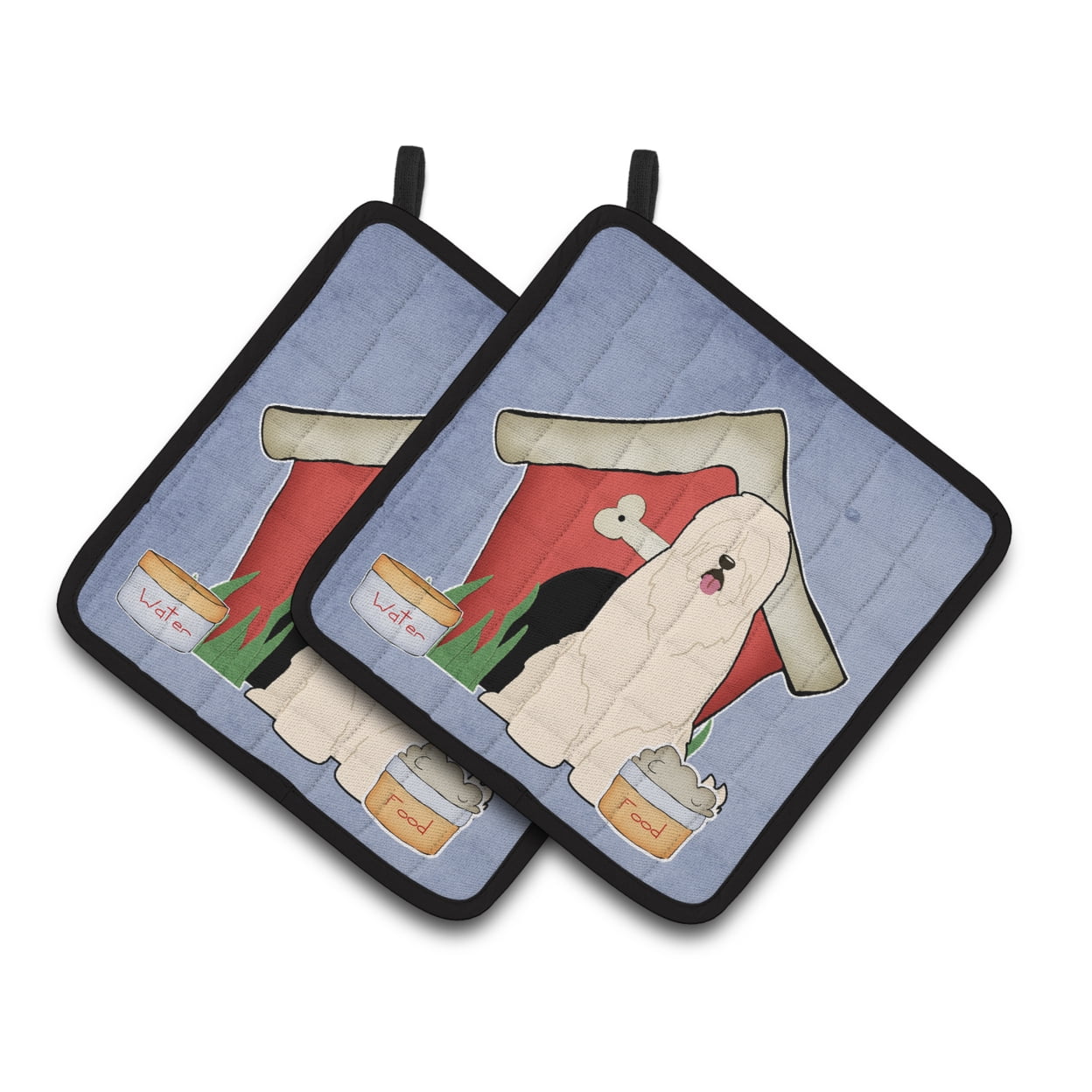 Dog House Collection South Russian Sheepdog Pair of Pot Holders
