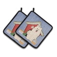 thumbnail image 1 of Carolines Treasures BB2784PTHD Dog House Collection Samoyed Pair of Pot Holders , 7.5HX7.5W, multicolor, 1 of 3