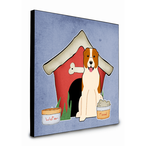 Carolines Treasures BB2803UP88 Dog House Collection Central Asian Shepherd Dog Artwork Wall Panel, , multicolor