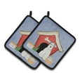 thumbnail image 1 of Carolines Treasures BB2807PTHD Dog House Collection Miniature Schanuzer White Pair of Pot Holders , 7.5HX7.5W,, 1 of 3