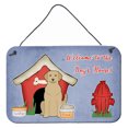 thumbnail image 1 of Carolines Treasures BB2809DS812 Dog House Collection Yellow Labrador Wall or Door Hanging Prints  8x12 multicolor, 1 of 1