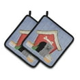 thumbnail image 1 of Carolines Treasures BB2813PTHD Dog House Collection Glen of Imal Grey Pair of Pot Holders , 7.5HX7.5W, multicolor, 1 of 3