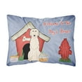 thumbnail image 1 of Carolines Treasures BB2819PW1216 Dog House Collection Irish Wolfhound Canvas Fabric Decorative Pillow  12H x16W, 1 of 3