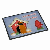 Dog House Collection Fawn Boxer Door Mat