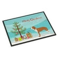 thumbnail image 1 of Carolines Treasures BB2909MAT Spanish Hound Merry Christmas Tree Door Mat Indoor Rug or Outdoor Welcome Mat 18x27, 1 of 2