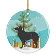 thumbnail image 1 of Carolines Treasures BB2939CO1 Croatian Sheepdog Merry Christmas Tree Ceramic Ornament 3 in multicolor, 1 of 2