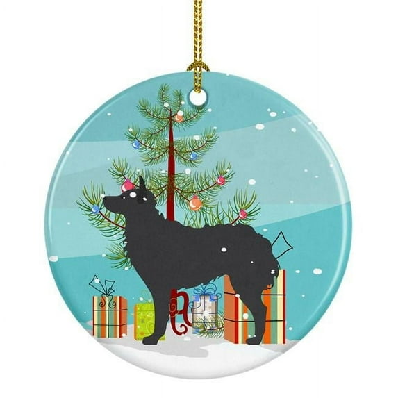 Carolines Treasures BB2939CO1 Croatian Sheepdog Merry Christmas Tree Ceramic Ornament