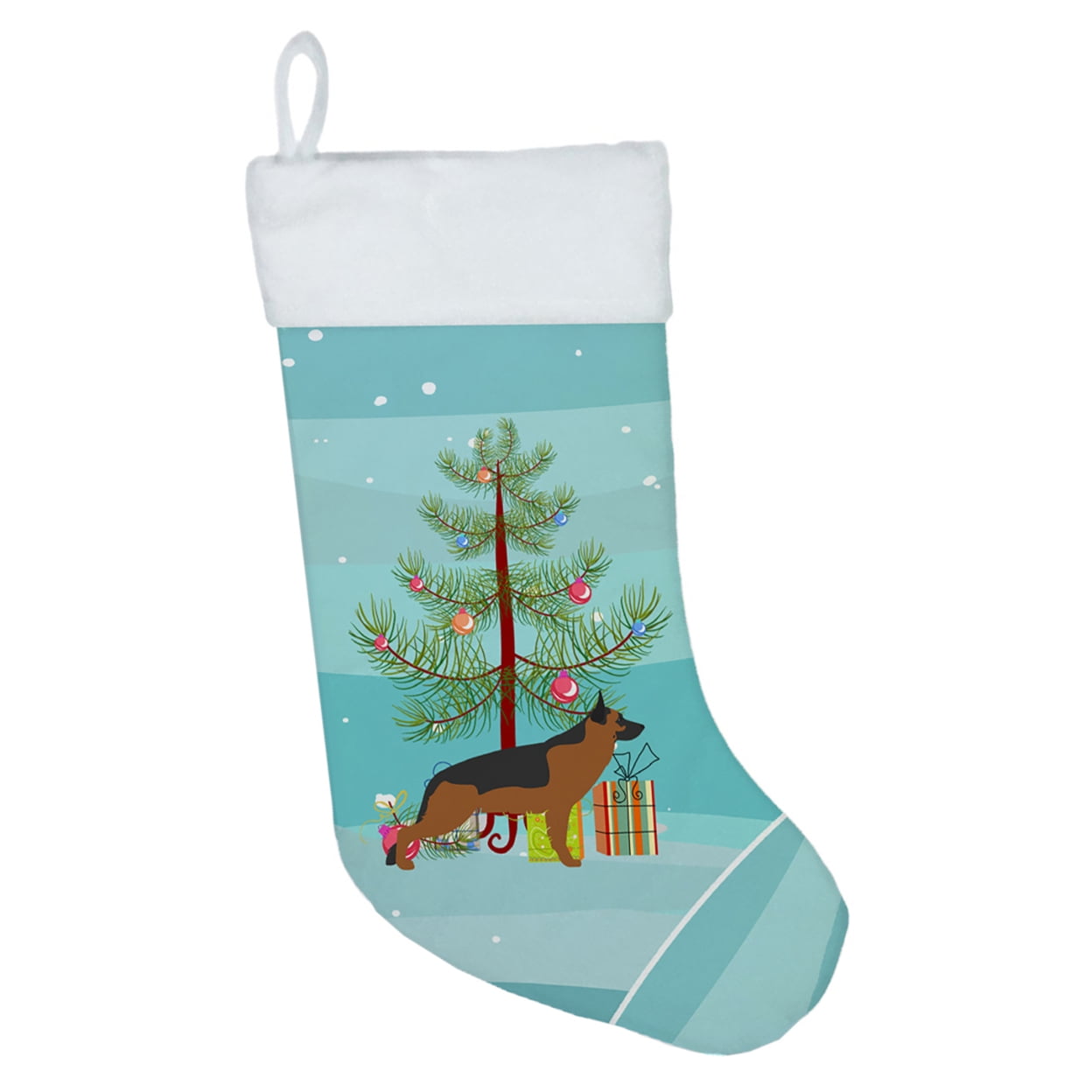 German Shepherd Merry Christmas Tree Christmas Stocking