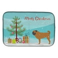 thumbnail image 1 of Carolines Treasures BB2965DDM Pug Merry Christmas Tree Dish Drying Mat, 1 of 7