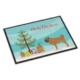 thumbnail image 1 of Carolines Treasures BB2965MAT Pug Merry Christmas Tree Door Mat Indoor Rug or Outdoor Welcome Mat 18x27 Doormat  18H X, 1 of 2