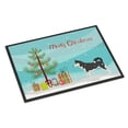 thumbnail image 1 of Siberian Husky Merry Christmas Tree Door Mat, 1 of 2