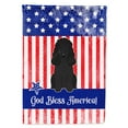 thumbnail image 1 of Carolines Treasures BB3066CHF Patriotic USA Poodle Black Flag Canvas House Size, 1 of 4