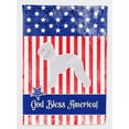 thumbnail image 1 of Carolines Treasures BB3294CHF USA Patriotic Bedlington Terrier Flag Canvas House Size  Large multicolor, 1 of 4