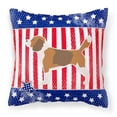 thumbnail image 1 of Carolines Treasures BB3310PW1818 USA Patriotic Beagle Fabric Decorative Pillow, 1 of 2