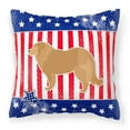 thumbnail image 1 of Carolines Treasures BB3325PW1414Patriotic Caucasian Shepherd Dog Fabric Decorative Pillow, 1 of 4
