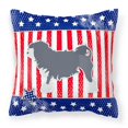 thumbnail image 1 of Carolines Treasures BB3335PW1818 USA Patriotic Lowchen Fabric Decorative Pillow, 1 of 2