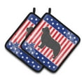 thumbnail image 1 of Carolines Treasures BB3364PTHD Patriotic Newfoundland Pair of Pot Holders , 7.5HX7.5W, multicolor, 1 of 3