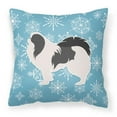 thumbnail image 1 of Carolines Treasures BB3537PW1818 Winter Snowflake Japanese Chin Fabric Decorative Pillow, 1 of 2