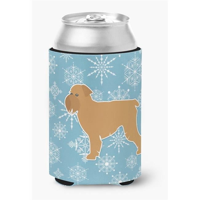 Winter Snowflake Brussels Griffon Can or Bottle Hugger
