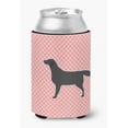 thumbnail image 1 of Carolines Treasures BB3608CC Black Labrador Retriever Checkerboard Pink Can or Bottle Hugger, 1 of 5