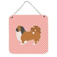 thumbnail image 1 of Carolines Treasures BB3638DS66 Pekingese Checkerboard Pink Wall or Door Hanging Prints, 1 of 1