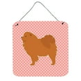 thumbnail image 1 of Carolines Treasures BB3651DS66 Chow Chow Checkerboard Pink Wall or Door Hanging Prints, 1 of 1