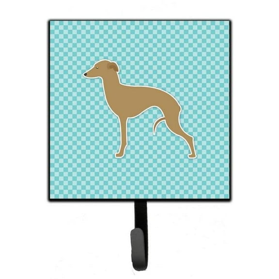 Carolines Treasures BB3714SH4 Italian Greyhound Checkerboard Blue Leash or Key Holder