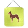 thumbnail image 1 of Carolines Treasures BB3829DS66 Australian Kelpie Dog Checkerboard Green Wall or Door Hanging Prints, 1 of 1