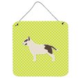 thumbnail image 1 of Carolines Treasures BB3878DS66 Bull Terrier Checkerboard Green Wall or Door Hanging Prints, 1 of 1
