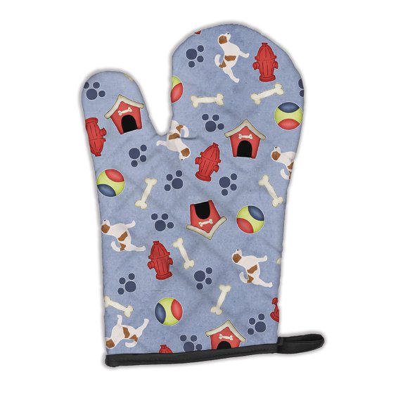 Jack Russell Terrier Dog House Collection Oven Mitt