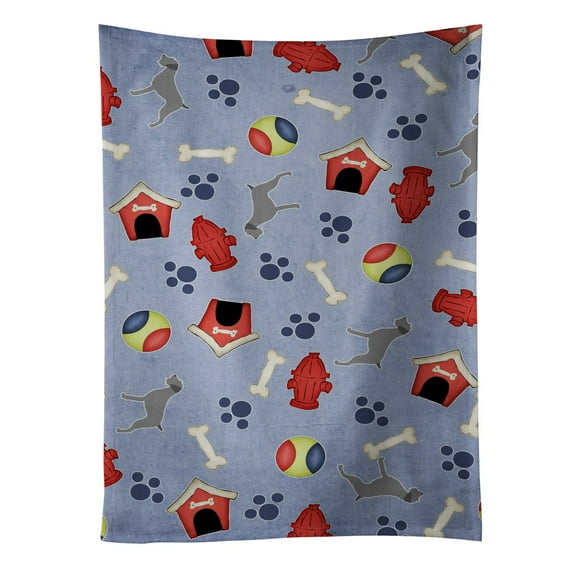 Carolines Treasures BB3911KTWL German Wirehaired Pointer Dog House Collection Kitchen Towel 15 X 28" multicolor