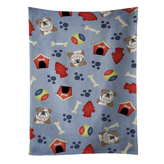 Carolines Treasures BB3998KTWL Dog House Collection English Bulldog  Kitchen Towel 15 X 28" multicolor
