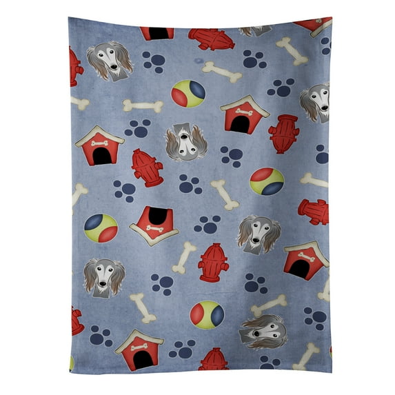 Carolines Treasures BB4008KTWL Dog House Collection Saluki Kitchen Towel 15 X 28" multicolor