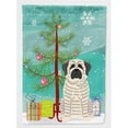 thumbnail image 1 of Caroline's Treasures BB4141CHF Merry Christmas Tree Mastiff Brindle White Flag Canvas House Size , Large, multicolor, 1 of 4