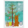 thumbnail image 1 of Carolines Treasures BB4147GF Merry Christmas Tree Karelian Bear Dog Flag Garden Size, 1 of 2