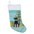 thumbnail image 1 of Carolines Treasures BB4159CS Merry Christmas Tree Standard Schnauzer Black Grey Christmas Stocking  Large multicolor, 1 of 2