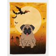 thumbnail image 1 of Carolines Treasures BB4271GF Halloween Pug Brown Flag Garden Size, 1 of 2