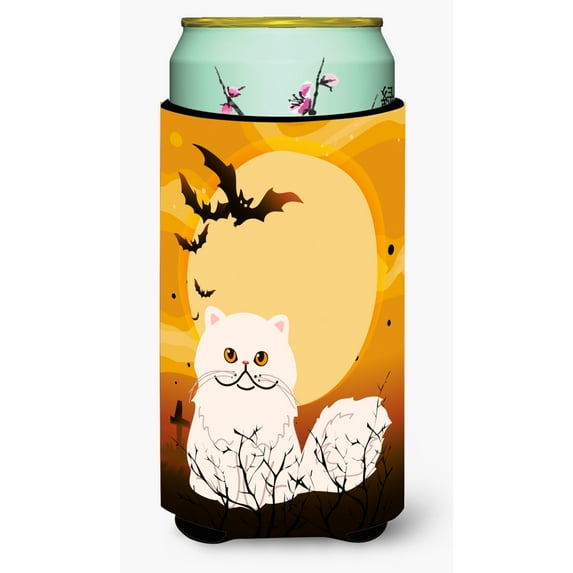 Carolines Treasures BB4450TBC Halloween Persian Cat Tall Boy Beverage Insulator Hugger  Tall Boy multicolor