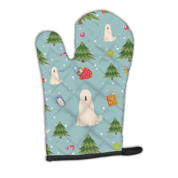 Christmas South Russian Sheepdog Oven Mitt