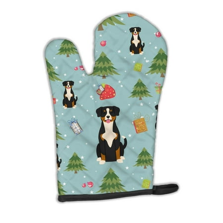 Carolines Treasures BB4698OVMT Christmas Entlebucher Oven Mitt Large multicolor