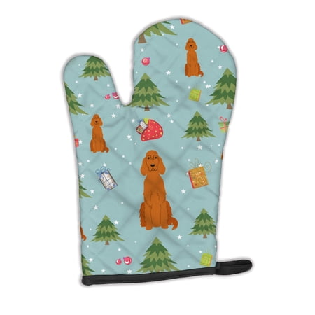 Christmas Irish Setter Oven Mitt