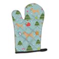 thumbnail image 1 of Christmas Border Terrier Oven Mitt, 1 of 7
